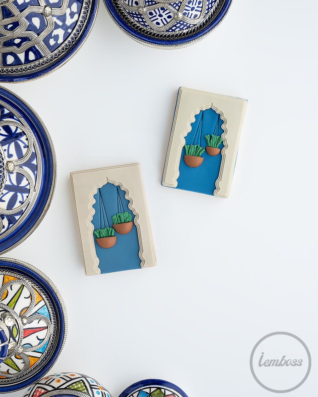 Chefchaouen Door Frame 3D Outpress